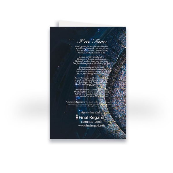 Funeral Program - Bi-Fold Baseball - Image 3