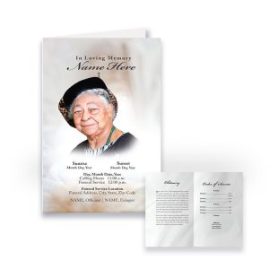 Funeral Program - Bi-Fold Church