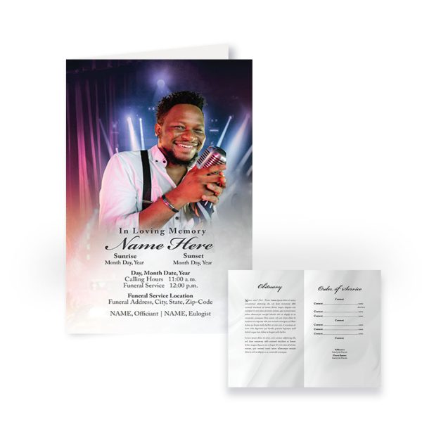Funeral Program - Bi-Fold Encore