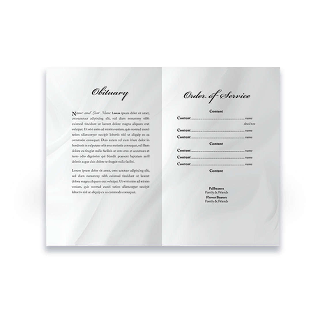 Funeral Program - Bi-Fold Marines - Image 2