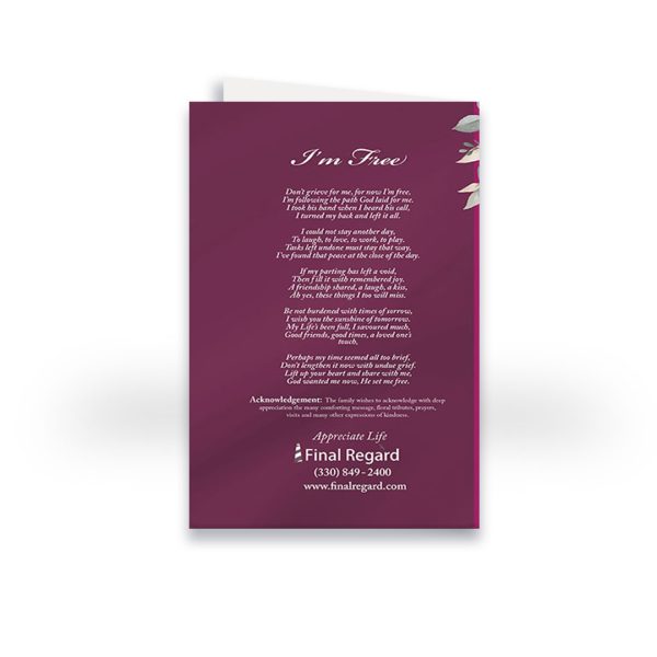 Funeral Program - Bi-Fold Queen - Image 3