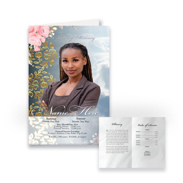 Funeral Program - Bi-Fold Queen