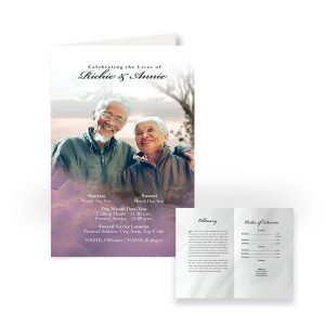 Funeral Program - Bi-Fold Together Again