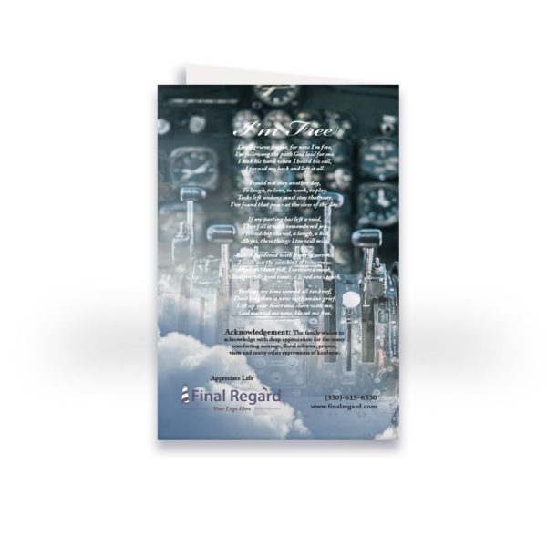 Funeral Program - Bi-Fold Air Force - Image 2