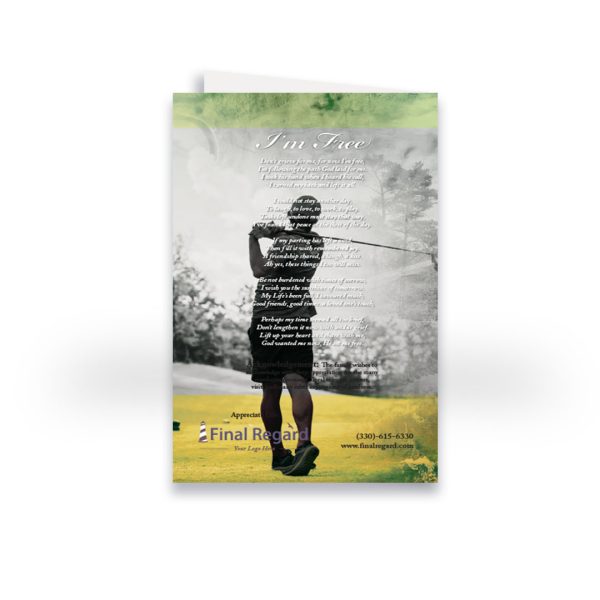 Funeral Program - Bi-Fold Golf - Image 2