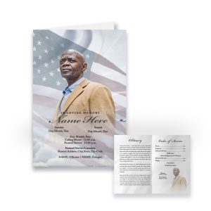 Funeral Program - Bi-Fold Air Force